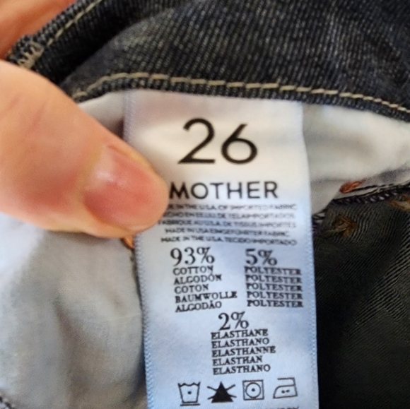 MOTHER Too Tough to Tame High-Waisted  Looker Jeans 26 - Picture 6 of 8